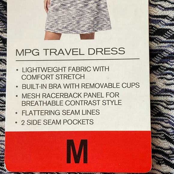 MPG Modetta Performance Gear Activewear Athletic Dress MED Tenniscore Athleisure - Picture 13 of 13